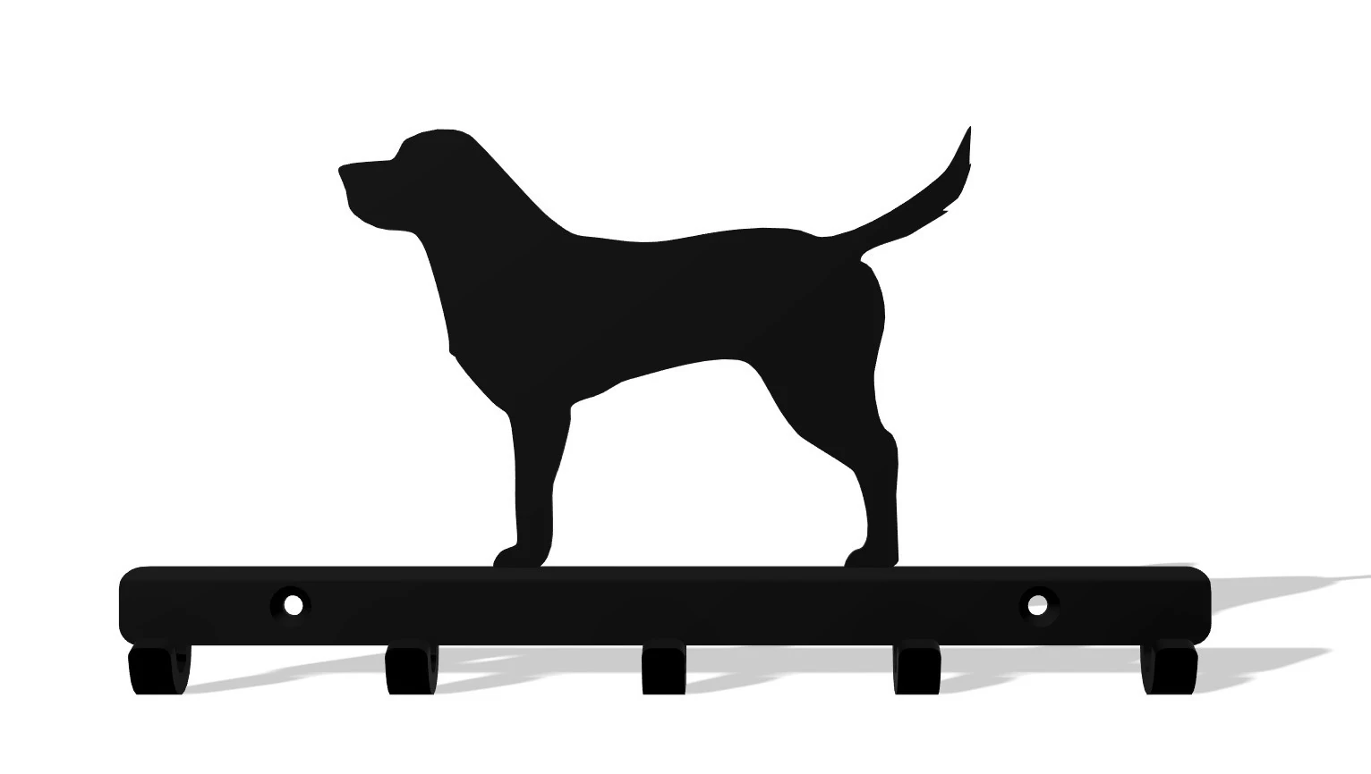 Faithful Lab Key Rack 3D Print Model .c4d .max .obj .3ds .fbx .stl .blend 