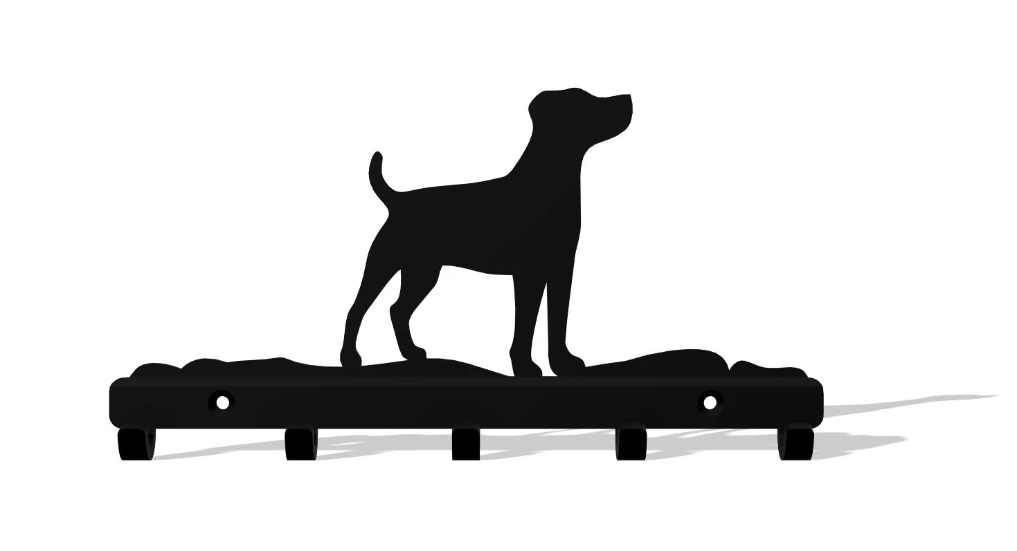 Jack Russell Key Keeper 3D Print Model .c4d .max .obj .3ds .fbx .stl .blend 