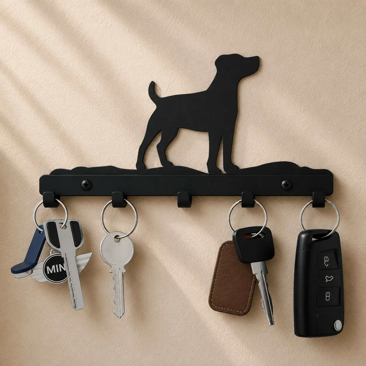 Jack Russell Key Keeper 3D Print Model .c4d .max .obj .3ds .fbx .stl .blend 