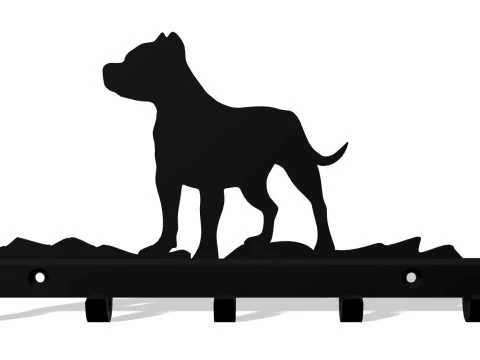 핏불 키 키퍼 3D 프린트 모델