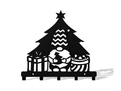 Portachiavi Gnomo di Babbo Natale Modello di stampa 3D