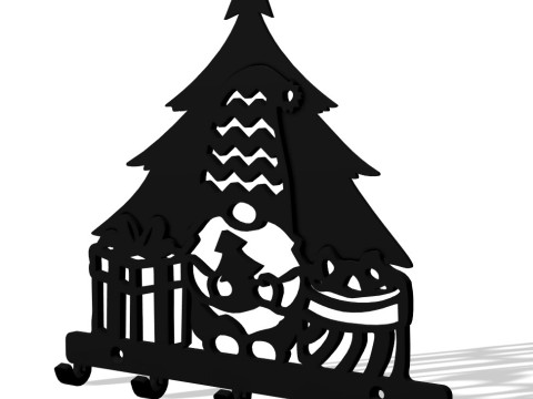 Santas Gnome Key Holder Model do druku 3D