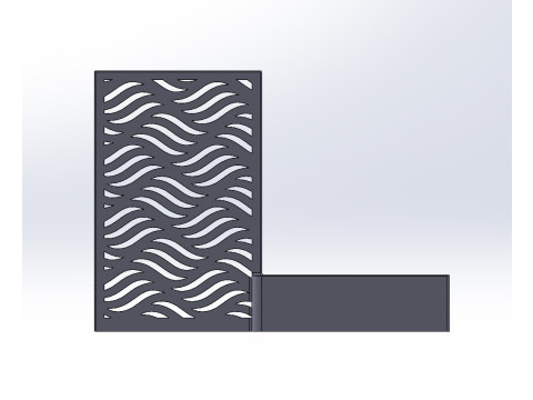Pen holder Waves Model do druku 3D