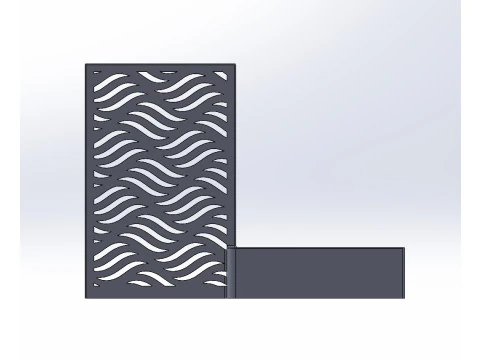 Pen holder Waves 3D Print Model