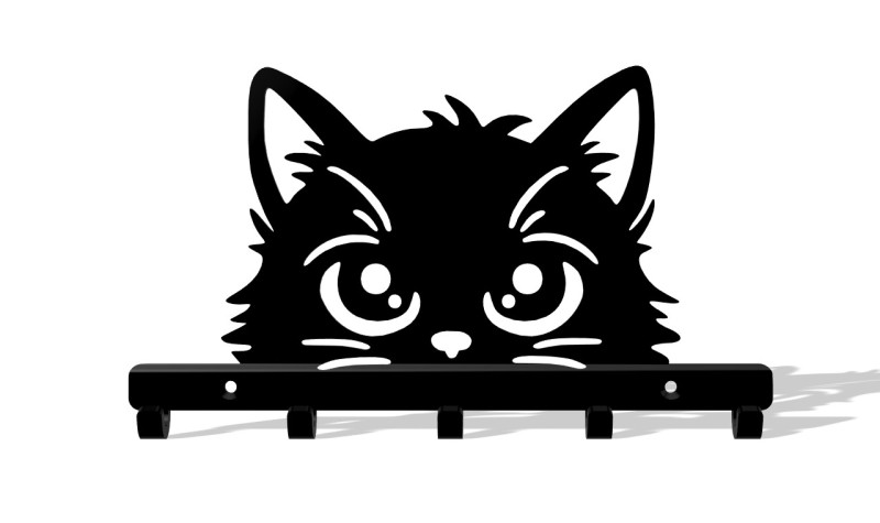 Whisker Watch Key Organizer 3D Принт Модель .c4d .max .obj .3ds .fbx .stl .blend