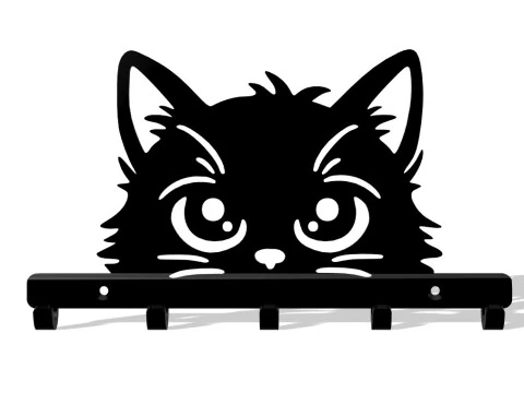 Organizzatore chiave dell'orologio Whisker Modello di stampa 3D