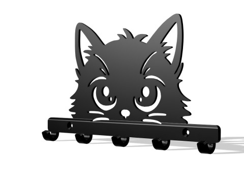 Whisker Watch Key Organizer 3D Принт Модель