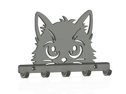 Whisker Watch Key Organizer 3D Принт Модель