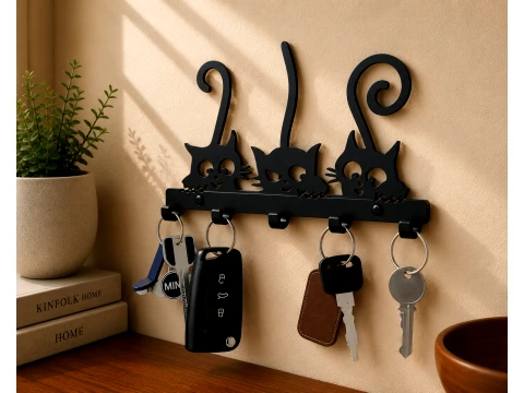 Meow Hooks 3D Print Model