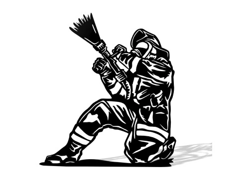 Figura del pompiere Modello di stampa 3D