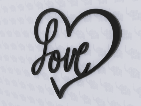 Heartstrings 3D-Druckmodell