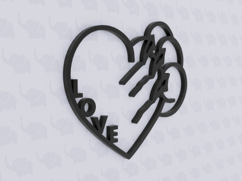 Scratched with Love 3D प्रिंट मॉडल