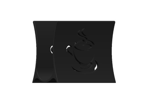 Napkin Holder Cafe Vibes 3D Принт Модель