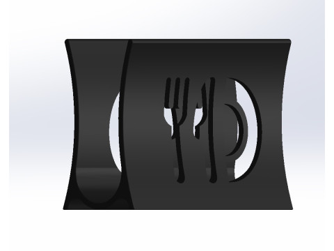 Napkin holder KITCHEN MINIMALISM Modèles 3D en vedette