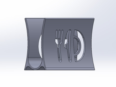 Napkin holder KITCHEN MINIMALISM Modèles 3D en vedette