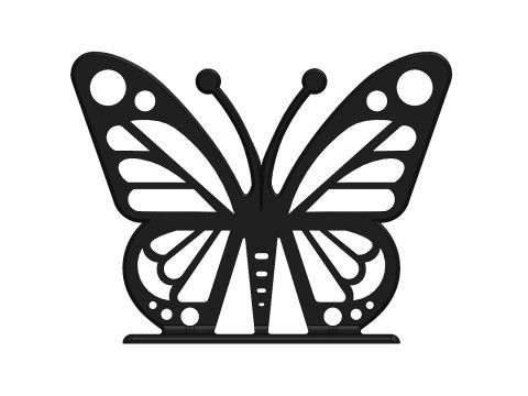 Butterfly Elegance Napkin Holder 3D-printmodel