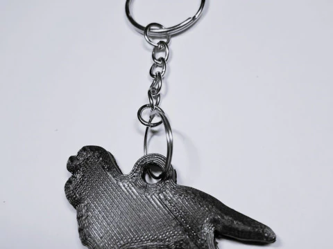 Cavalier King Charles Spaniel keychain 3D Print Model