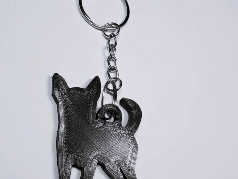 Llavero silueta chihuahua Modelo de impresión 3D