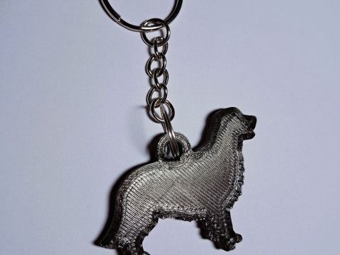 Golden Labrador Retriever keychain Modelo de Impressão 3D