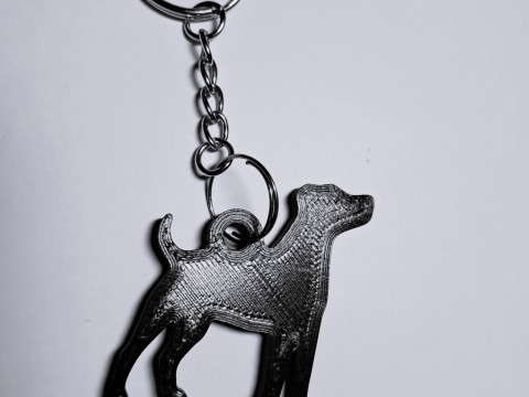 Jack Russell Terrier keychain Model do druku 3D