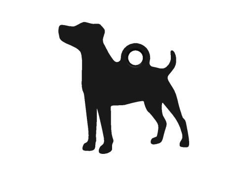 Jack Russell Terrier keychain Model do druku 3D