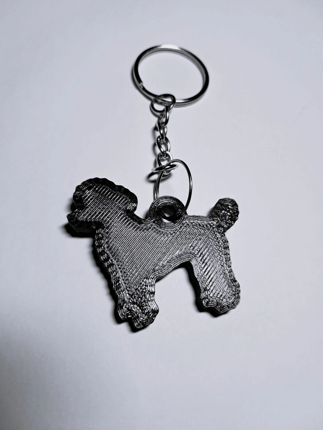 Miniature Poodle keychain 3D Print Model .c4d .max .obj .3ds .fbx .stl .blend 