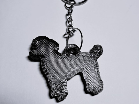 Miniature Poodle keychain 3D Принт Модель