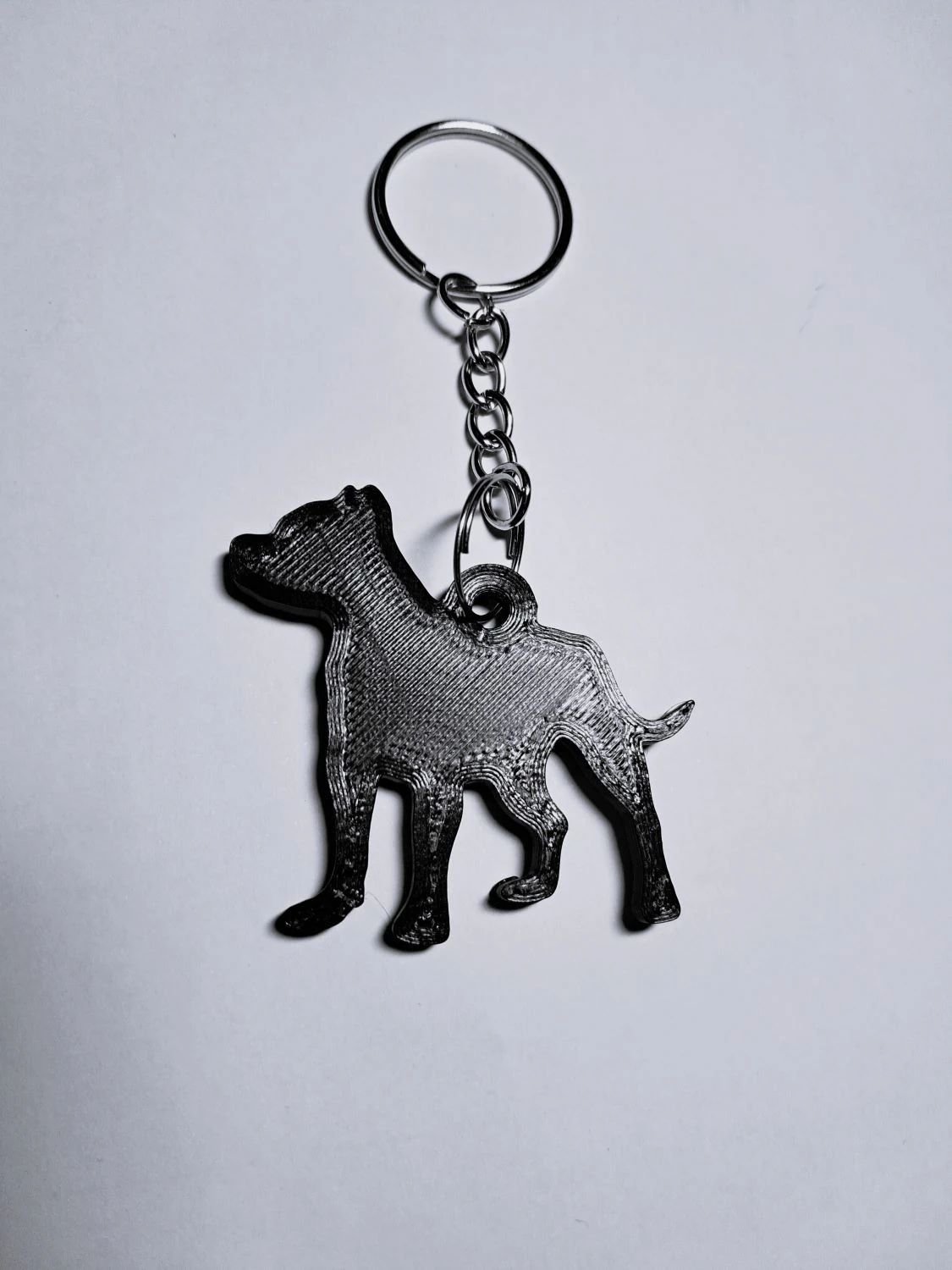 Pitbull keychain 3D Print Model .c4d .max .obj .3ds .fbx .stl .blend 