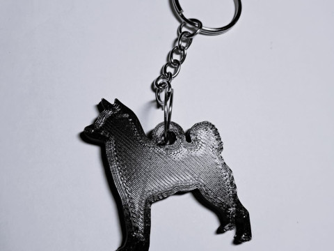 Shiba Inu keychain 3D Print Model