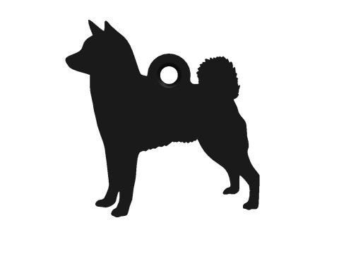 Shiba Inu keychain 3D 프린트 모델