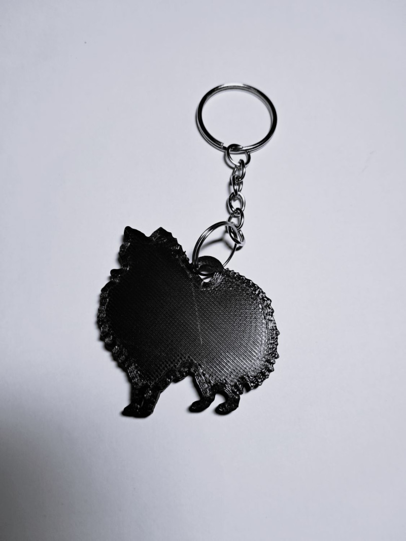 Pomeranian keychain 3D Принт Модель .c4d .max .obj .3ds .fbx .stl .blend
