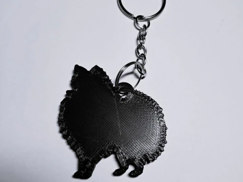 Llavero Pomerania Modelo de impresión 3D