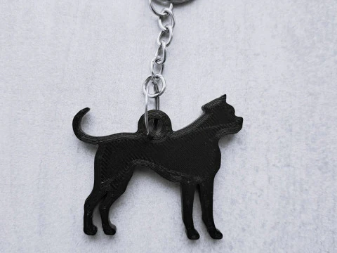 Boxer keychain 3D Print Model