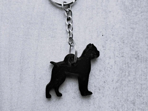 Cane Corso keychain 3D Print Model