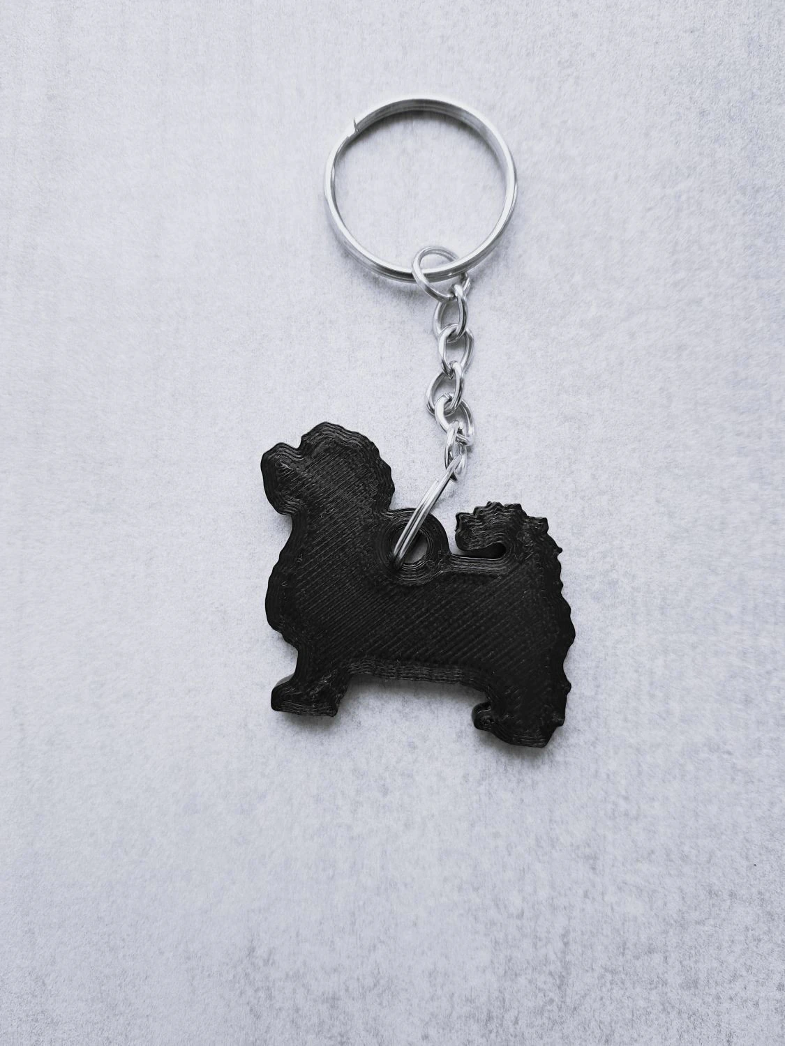 Maltese keychain 3D Print Model .c4d .max .obj .3ds .fbx .stl .blend 
