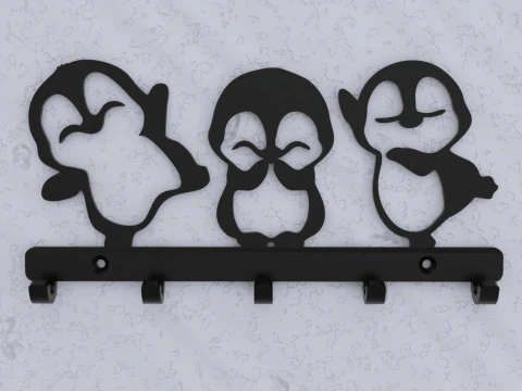 프로스티 프렌즈 키홀더 3D 프린트 모델