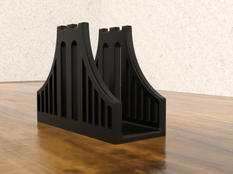 Bridgeway Napkin Stand 3D Print Model