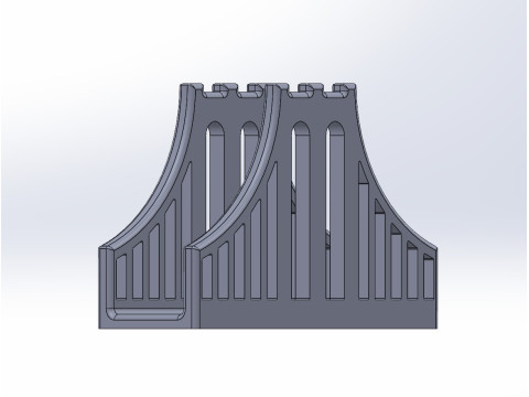 Bridgeway Napkin Stand Model Cetak 3D