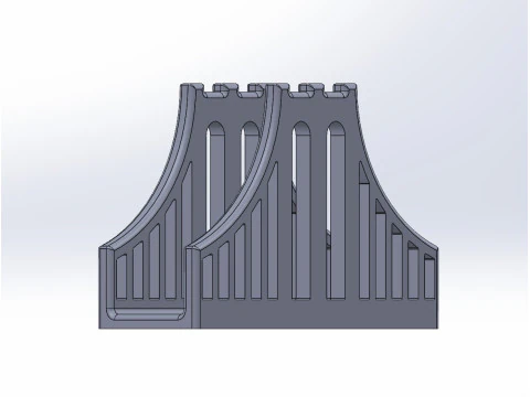 Bridgeway Napkin Stand 3D Print Model