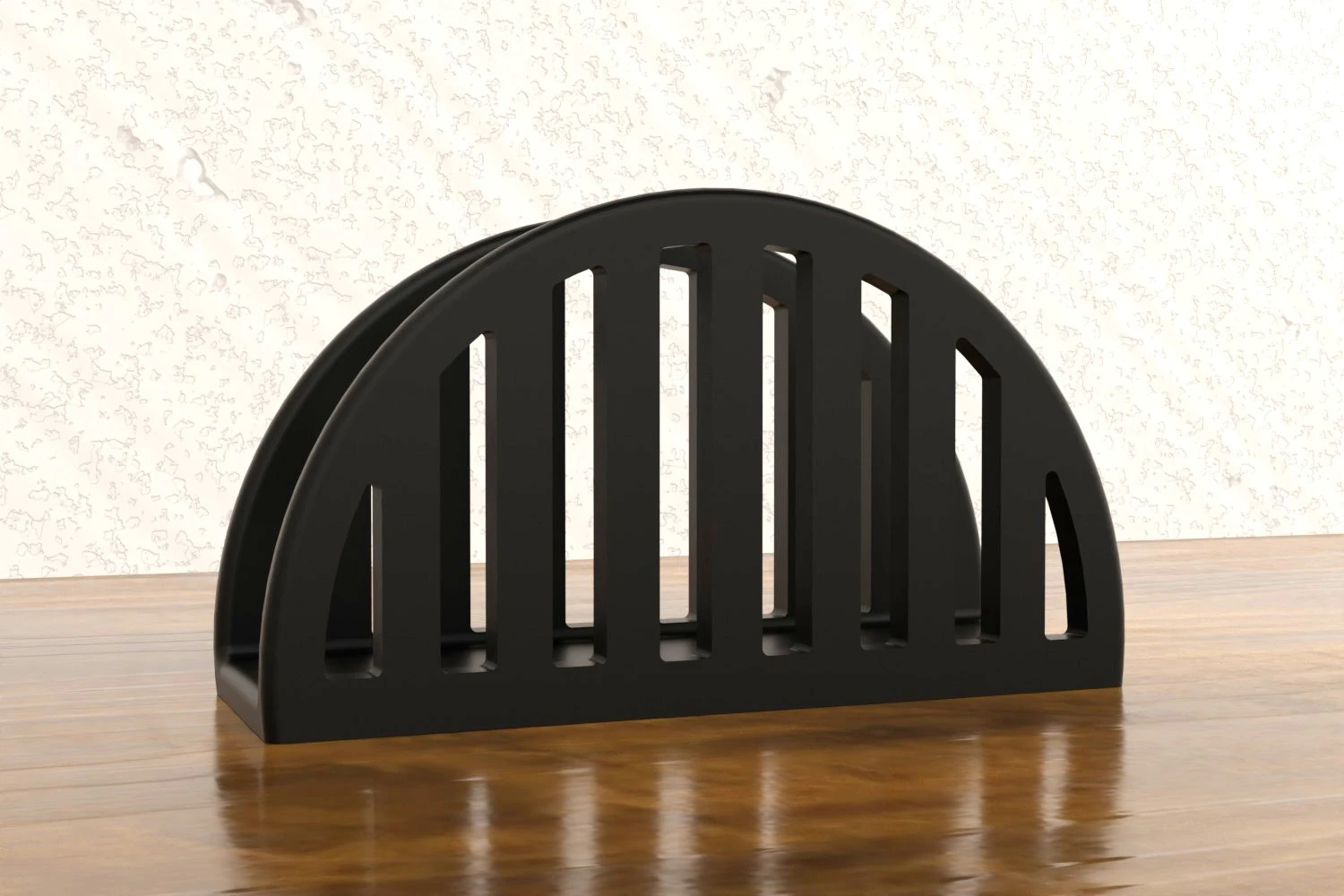 Minimalist Gate Napkin Holder 3D Print Model .c4d .max .obj .3ds .fbx .stl .blend 