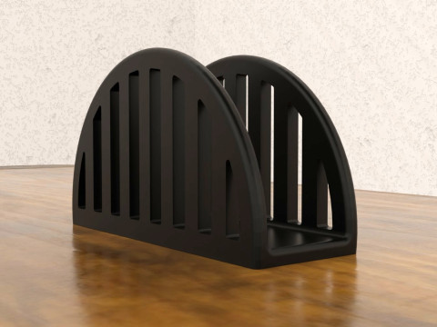 Minimalist Gate Napkin Holder Modelo de Impressão 3D