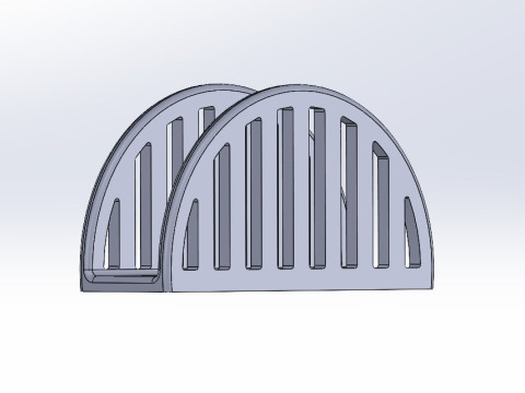 Minimalist Gate Napkin Holder Modelo de Impressão 3D