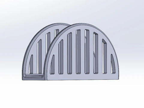 Minimalist Gate Napkin Holder 3D Print Model