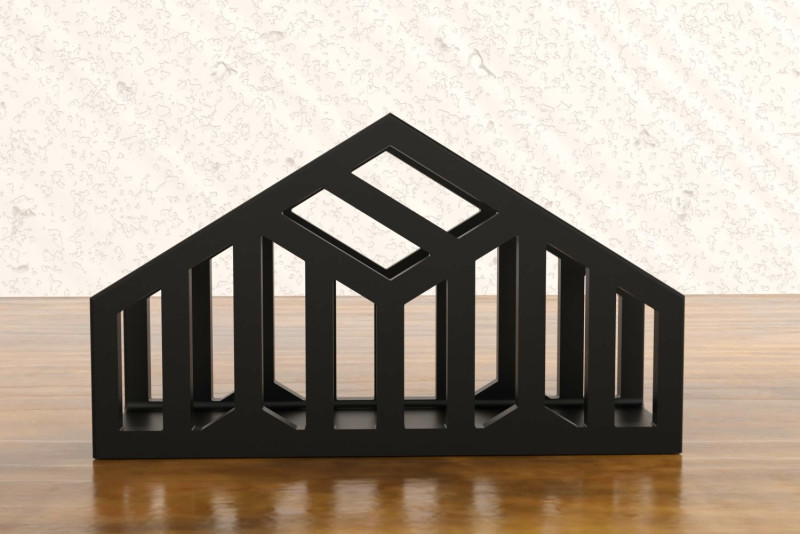 Modern House Napkin Holder Modelo de Impressão 3D .c4d .max .obj .3ds .fbx .stl .blend