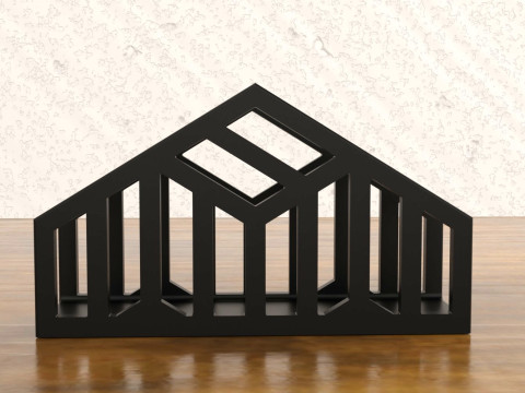 Modern House Napkin Holder 3D-printmodel