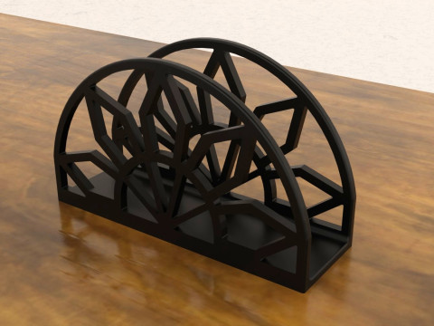 Sunburst Napkin Holder Modello di stampa 3D