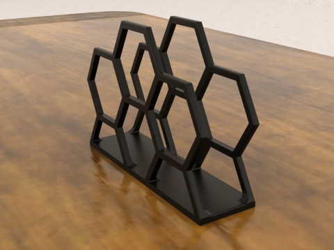 Honeycomb Napkin Holder 3D Baskı Modeli