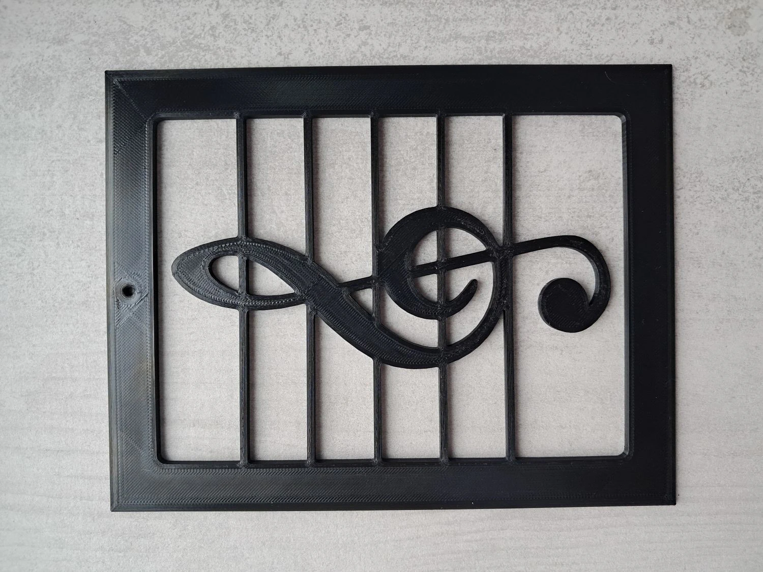 Musical Staff Decor 3D Print Model .c4d .max .obj .3ds .fbx .stl .blend