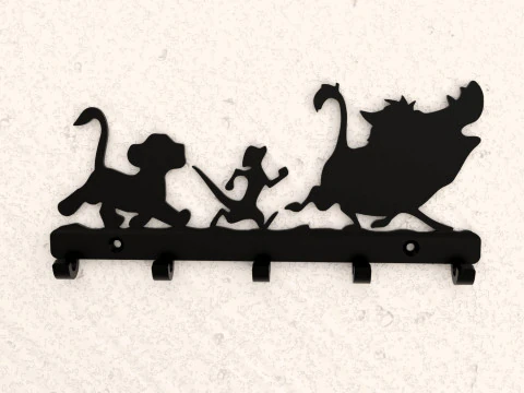 No Worries Keys 3D Print Model