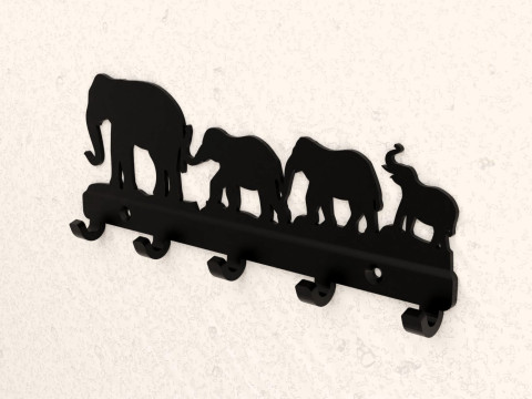 Elephant Trail 3D प्रिंट मॉडल